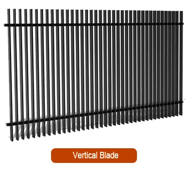 Vertical Blade fence style